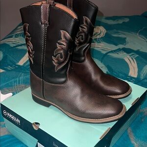 Magellan Brown and Black Western Boots